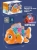 Electric Toy Fish Transparent Gear Fish Clownfish Nemo Transparent Fish Toy Luminous Toy Smart Toy