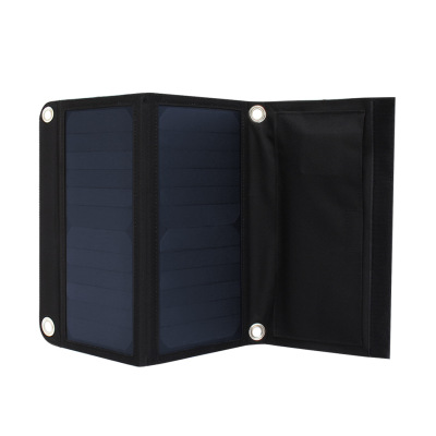 15W Solar Folding Bag Outdoor Bag for Charging Solar Panel 5V Fast Charge Universal USB Charger for Mobile Phone