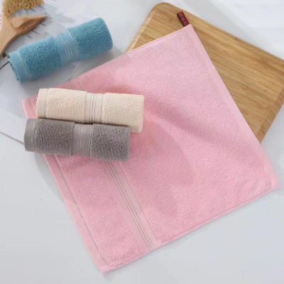 Bright Silk High-Grade Small Square Towel Thickened plus-Sized Face Cloth Pure Cotton Soft Water-Absorbing No Lint 32 Strands 35 × 35