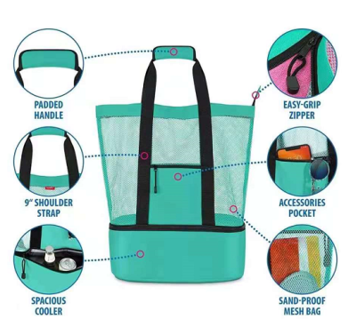 Ice Pack Picnic Insulation Fresh-Keeping Bag Beach Bag