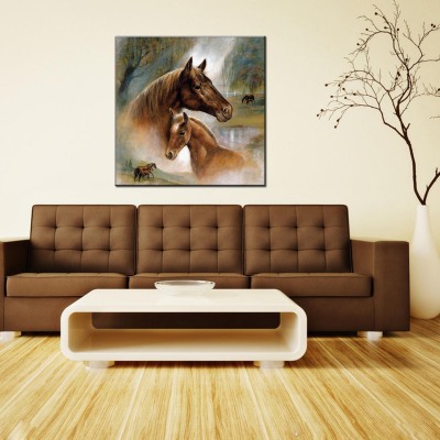 American Oil Painting Living Room Study Restaurant Wallpaper Bedroom Bedside Painting Sofa Background Entrance Painting One Piece Dropshipping