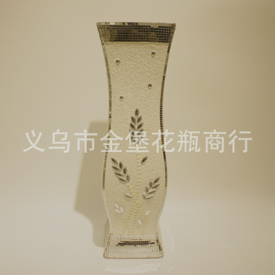 Ceramic Decoration Floor Large Vase Chinese Style Vintage Clay Pot Living Room and Hotel Decoration Flower Arrangement Dried Flower Thick Ceramic Bottle