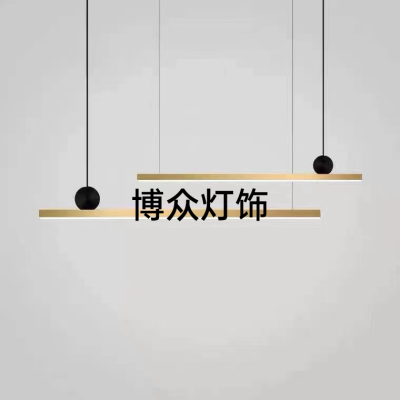 LED Lamp Minimalist Led Dining Lamp 1.2 M Gold Bar Lamp Wholesale  stock