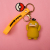 Digital Baby Pikachu Keychain Squirtle Anime Peripheral Pendant Car Shape School Bag Keychain Pendant