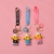 Baseball Cap Pikachu Keychain Epoxy Three-Dimensional Doll Key Chain Couple Pendant Anime Peripheral Hand-Made Pendant