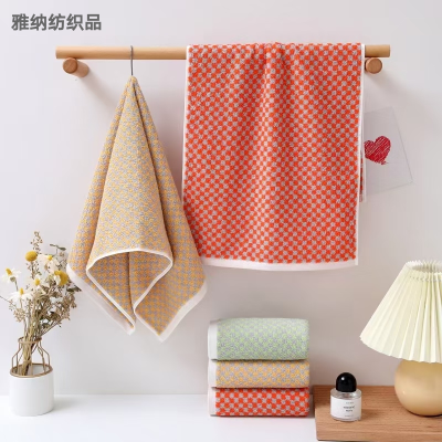 Yiwu Good Goods Pure Cotton Towel Daily Use Articles Face Towel Absorbent Lint-Free Adult Men and Women Face Cloth Gift