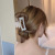 Acetate Hairpin Back Head Grip French Retro Mermaid Color Hair Clip Headdress Hairpin