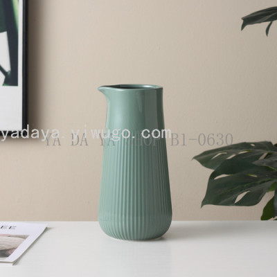 Modern Minimalist Ceramic Vase Creative Model Room Coffee Shop Flower Shop Exhibition Flower DOrnament