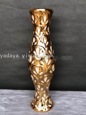 60cm European-Style Simple Ceramic Vase Decoration Hotel Sample Room Living Room Creative Home Soft Outfit Crafts