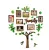 M283 Photo Frame Tree Family Bird 3D Acrylic Three-Dimensional Wall Stickers Sofa TV Background Wall Factory Cross-Border