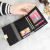 Women's 3-Fold Square Metal Decorative Buckle Two-Color Horizontal European and American Youth Student Wallet 2021new Product