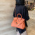 Silk Scarf Women's Bag Birkin Bag Lychee Pattern Shoulder Messenger Bag Lock Buckle Women's Handbag 