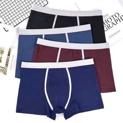 4-Pack Cotton Men 'S Sports Pure Cotton Underwear Boxers Plus Size Breathable Boxer Shorts