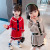 Children's Clothing Wholesale 2021 Autumn Girl's Knitted Shirt Short Skirt Two-Piece Se283 Children Children's Suit