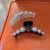 Personalized Acrylic Pearl Back Head Grip French Style Temperament Large Simplicity Transparent Headdress with Same Kind