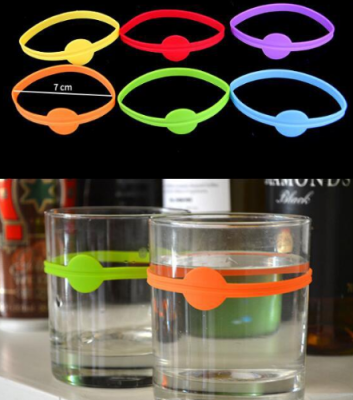 Creative Silicone Wine Glass Recognizer