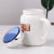 480ml Creative Porcelain Cup Mirror Cover Office Mug Sealed Couple Coffee Milk Gift Cup Customized