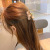 Hair Clip Headdress Hairpin Back Head Grip Female Hairpin Five Petal Flower Pearl Clip Medium-Sized Hair Claw