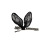 Bang Clip Duckbill Clip Black Lace Rabbit Ears Bow Sweet Cute Adult Hairpin