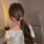 Women's Simple Elegant Hair Band Hair Band Internet Celebrity High Elastic Hair Band Korean Hairband