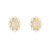 Super Flash Design Zircon Stud Earrings Women's Simple Niche Personalized Pearl Earrings Sterling Silver Needle All-Match Earrings