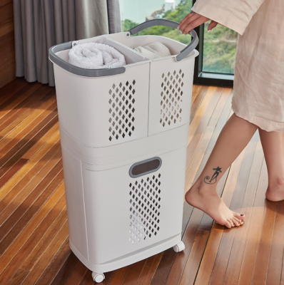 Creative Movable Classification Laundry Basket
