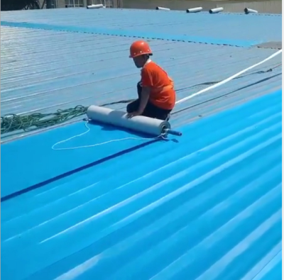 Manufacturer's Blue Waterproof Coiled Material Moisture-Proof Colored Steel Tile Roof Waterproof Coiled Material Non-Asphalt Waterproof Coiled Material