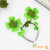 Factory in Stock Four-Leaf Clover Green Cartoon Girl Hair Accessories Hair Hoop High Quality Head Buckle Headband Minnie Hairpin Wholesale