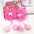 Refreshing Stylish Children's One-Pair Package Hair Ball Hair Clip Lace Cartoon Hair Accessories Hairpin 2 Yuan Wholesale Stall Goods Special Batch