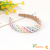 Fashionable Pastoral Woven Headband Women's Colorful Striped Straw Sponge Non-Slip Headband Hair Accessories Internet Celebrity All-Match Headdress