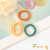 Colorful Rubber Band Children's Carrying Strap Rainbow Rubber Band Braided Rope Hair Band Striped Firm Headband Set Wholesale