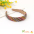 Fashionable Pastoral Woven Headband Women's Colorful Striped Straw Sponge Non-Slip Headband Hair Accessories Internet Celebrity All-Match Headdress