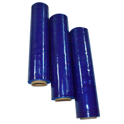 PE Stretch Film Blue 50cm Wide Blue Winding Film Packaging Film Color Winding Film Blue Stretch Film