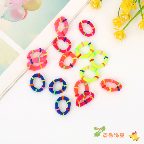 Candy Color Hair Band High Elastic Simple Girl Head Rope Sweet Color Hair Tie Rubber Band Summer Wholesale