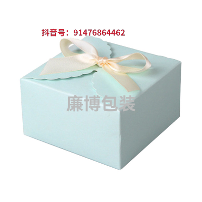 Solid Color Simple Square Handmade Soap Folding Packing Box Pink Candy Gift White Card Color Small Paper Box