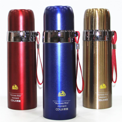 New Autumn and Winter High Vacuum Bullet 304 Stainless Steel Vacuum Cup for Male and Female Students Advertising Logo