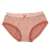 [Independent Pack] Japanese-Style and Internet-Famous Seamless Graphene Bottom Underwear Women's Plaid Lace Mid Waist Antibacterial Briefs