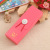 Button Candy Color Smile Cartoon Plastic Pencil-Box Student Creativity Elastic Band Pp Pencil Box Customizable