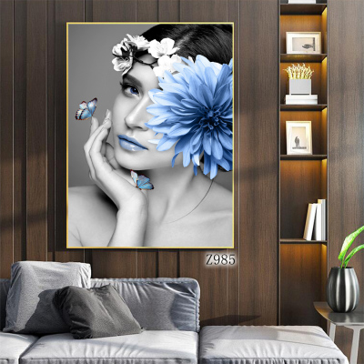 Figure Head Portrait Oil Painting and Mural Decorative Painting Photo Frame Cloth Painting Decorative Calligraphy and Painting Hanging Painting Abstract Sofa Bedside