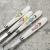 Stainless Steel Porcelain Handle Spork Set Household Thickened Soup Spoon Four-Mouth Melamine Insulated Fork