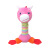 Cute Creative Hand-Cranking Baby Stick Baby Grip Training Built-in Bell with Teether Handbell Plush Toys Wholesale