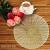 PVC Bronzing Cutout Mat Heat Insulation Non-Slip Placemat Tea Table Cloth Table Mat Decorative Pad Western-Style Placemat