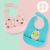 New Kids' Bib Pinny Baby Waterproof Bib Pinny Toddler Printing Stereo Bib Baby Food Pinny Adjustable