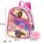 New Donut Backpack TPU Transparent Bag Children's Backpack Girl Princess School Bag Cartoon Cute Backpack