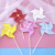 Cake Decoration Creative Children's Sponge Color Windmill Plug-in Birthday Scene Cake Decoration