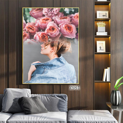 Figure Head Portrait Oil Painting and Mural Decorative Painting Photo Frame Cloth Painting Decorative Calligraphy and Painting Hanging Painting Abstract Sofa Bedside