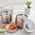 1.2L Stainless Steel Insulation Pot 1.5L Non-Magnetic Bento Box Colorful Pot Body Steel Wire Handle Single Serving
