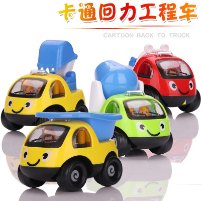 Cartoon Warrior Q Version Car Engineering Car Warrior Toy Car Educational Mini Car Model Hot Sale