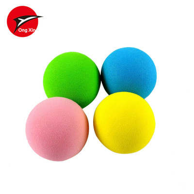 Polyurethane Color Toy Elastic Sponge Ball Clown Nose Toddler and Baby Hand Grip Elastic Force Foam Ball