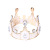 Hot Sale Birthday Alloy Little Queen Cake Baking Decorative Queen Diamond Crown Wholesale